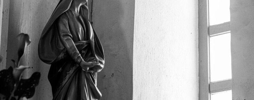 religious woman statue